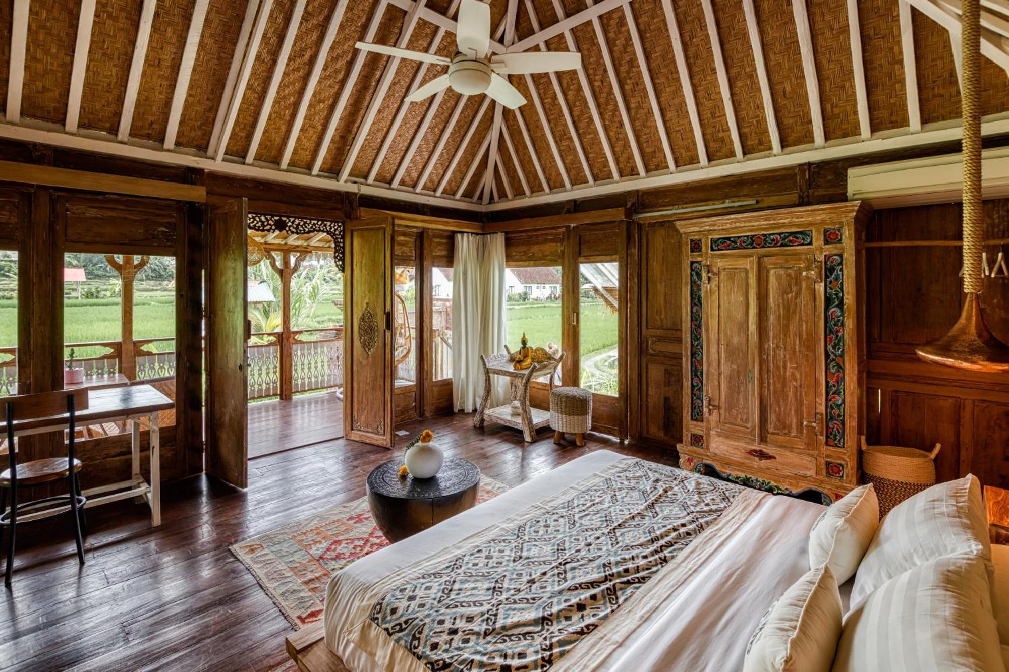 The Rice Joglo Eco-Stay أوبود المظهر الخارجي الصورة